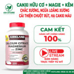 Canxi Hữu Cơ Kirkland Calcium Citrate Magnesium And Zinc With Vitamin D3 Của Mỹ, 100% Chính Hãng, Giá Tốt