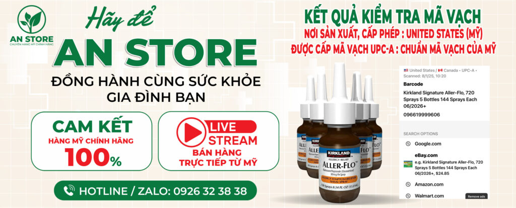 KẾT QUẢ KIỂM TRA MÃ VẠCH THUỐC TRỊ VIÊM XOANG, VIÊM MŨI DỊ ỨNG