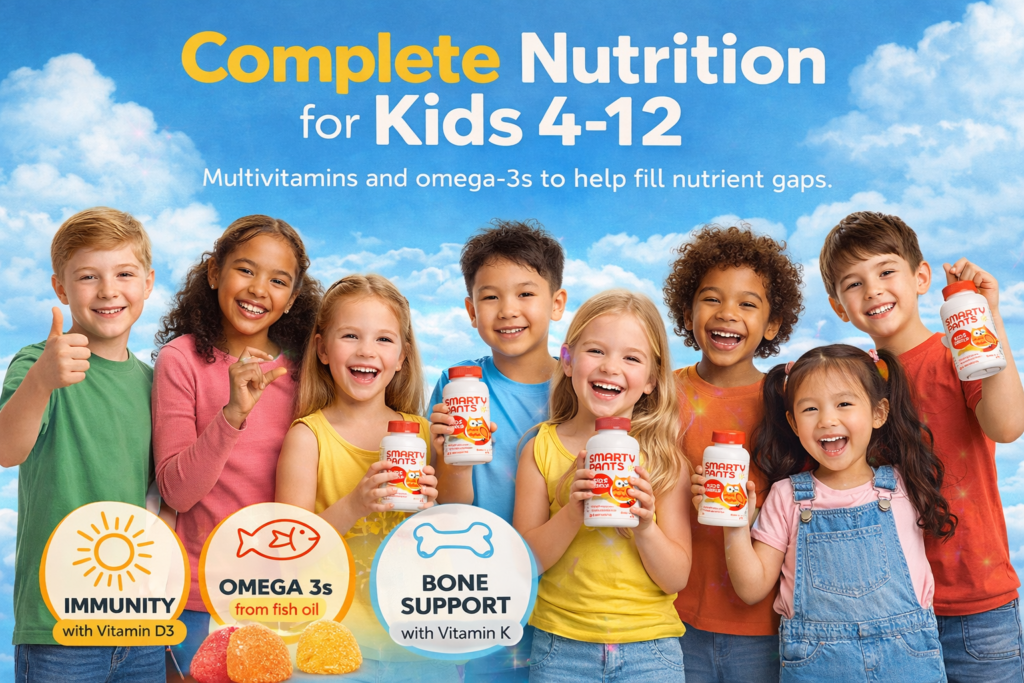 Kẹo Bổ Sung Omega 3 Và Vitamin Tổng Hợp Cho Bé