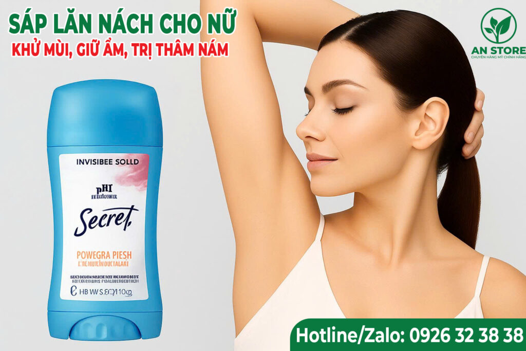 Lăn Khử Mùi Trị Thâm Nách Secret Của Mỹ
