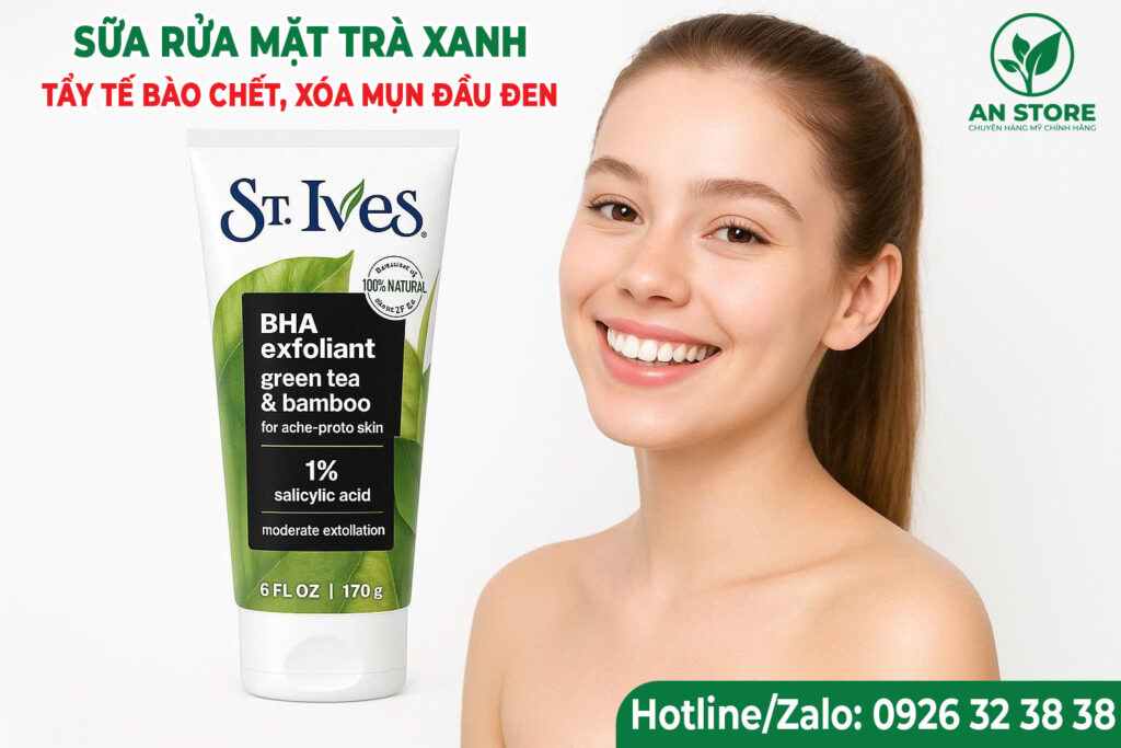 Sữa Rửa Mặt Tẩy Tế Bào Chết Của Mỹ