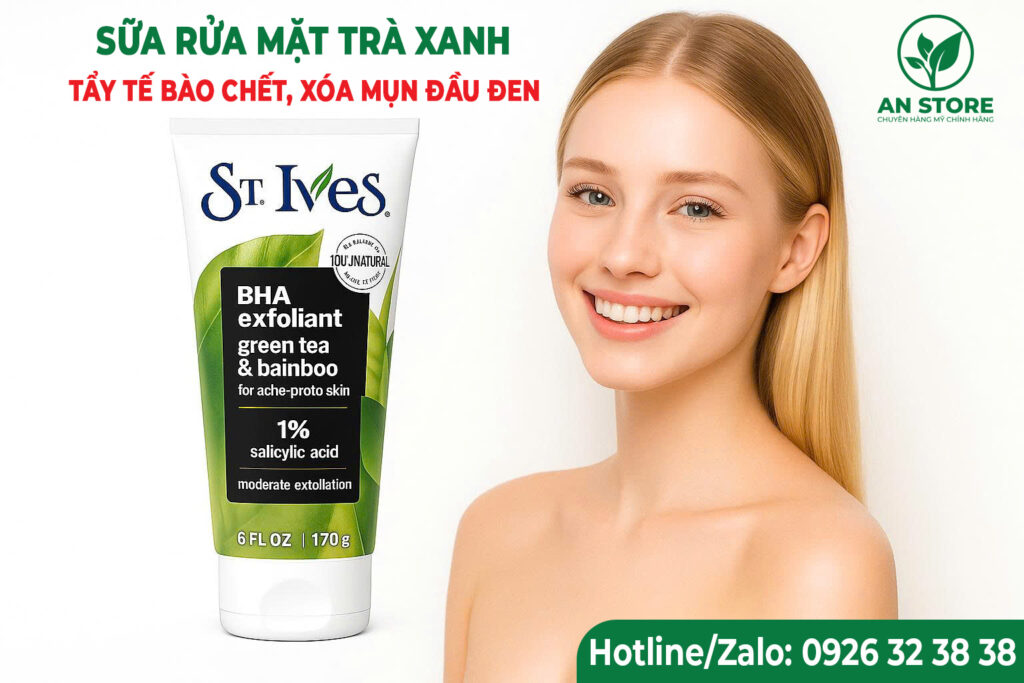 Sữa Rửa Mặt Trà Xanh St.Ives Của Mỹ