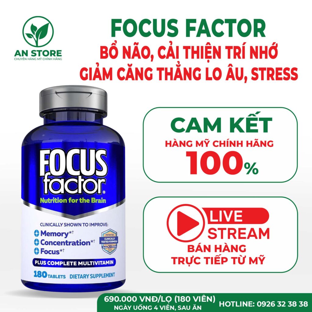 Thuốc Bổ Não Focus Factor Của Mỹ
