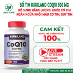 Thuốc Bổ Tim Kirkland CoQ10 300mg Của Mỹ - Bổ Tim, Ngăn Ngừa Nhồi Máu Cơ Tim, Đột Quỵ - Hàng Nội Địa Mỹ 100%