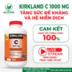Viên Uống Vitamin C 1000mg Kirkland 500 Viên Của Mỹ, Hàng Chuẩn Nội Địa Mỹ 100%