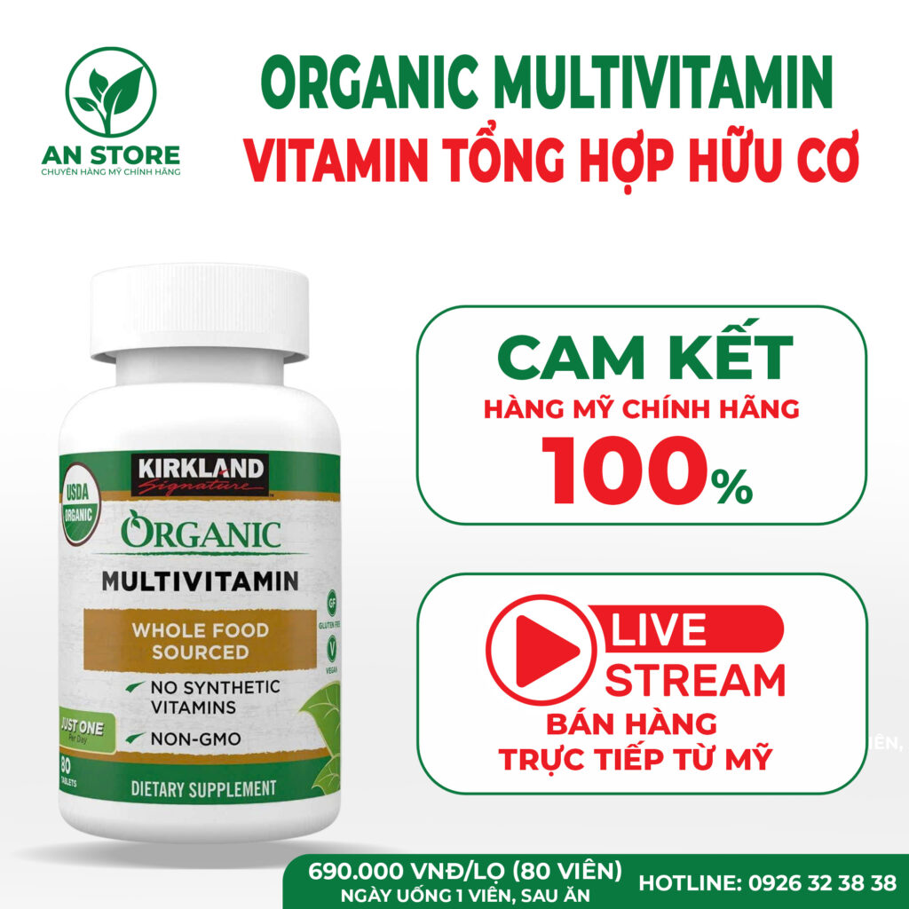 Vitamin Tổng Hợp Hữu Cơ Của Mỹ
