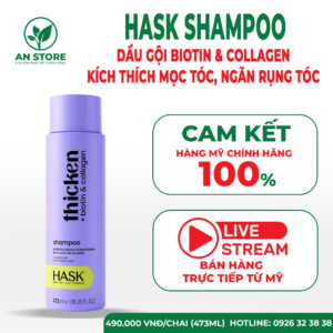 Dầu Gội Kích Thích Mọc Tóc Hask Shampoo Của Mỹ