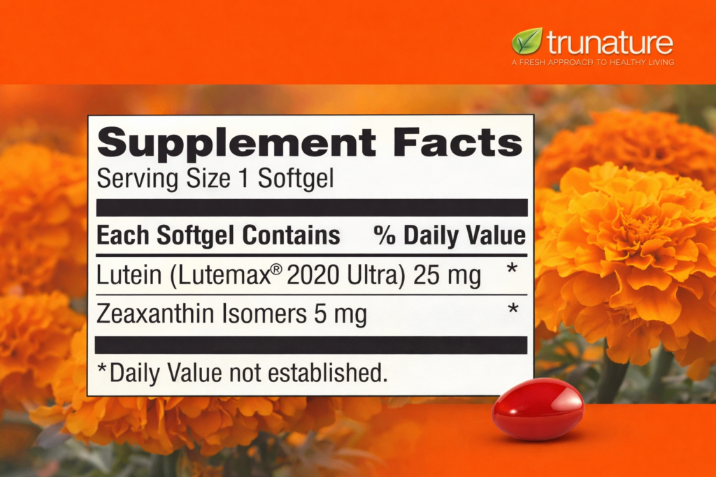 Thành Phần Thuốc Bổ Mắt Trunature Lutein And Zeaxanthin