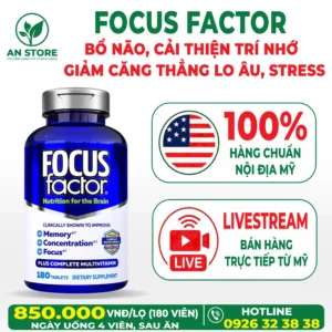 Thuốc Bổ Não Focus Factor 180 Viên Của Mỹ