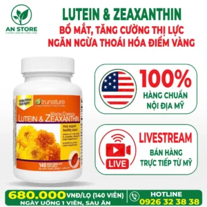 Thuốc Bổ Mắt Trunature Vision Complex Lutein & Zeaxanthin Của Mỹ