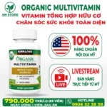 Vitamin Tổng Hợp Hữu Cơ Kirkland Organic Multivitamin 80 Viên Của Mỹ