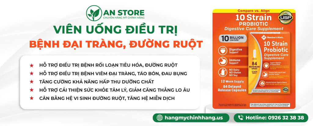 Công Dụng Viên Uống Men Vi Sinh Của Mỹ