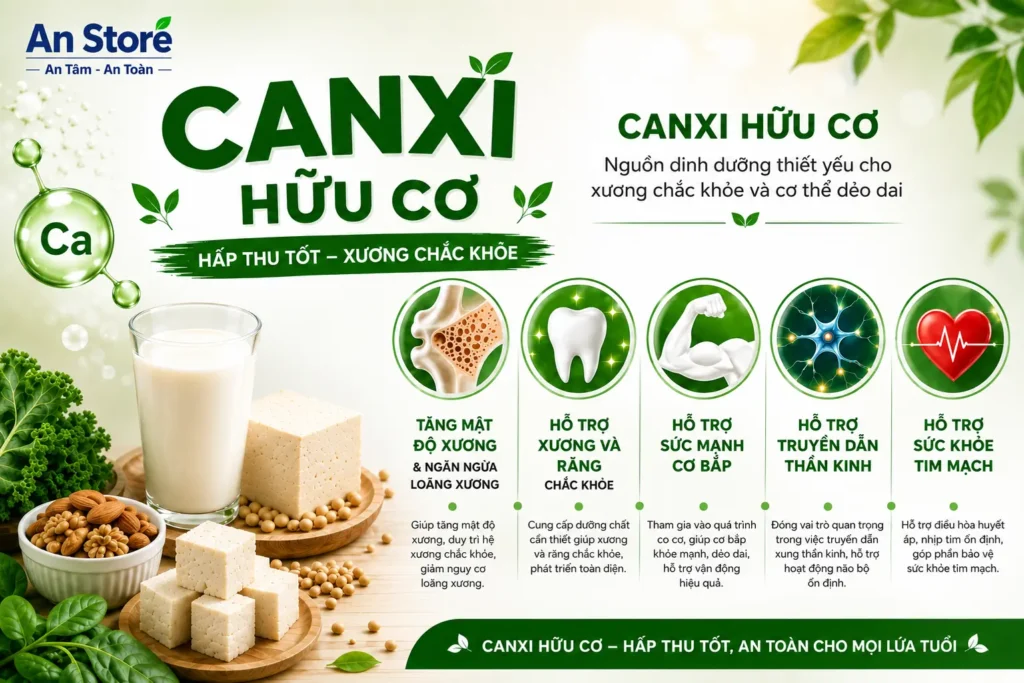 Công Dụng Của Canxi Hữu Cơ Citrate Trong Việc Hỗ Trợ Sức Khỏe Xương Khớp Và Tim Mạch