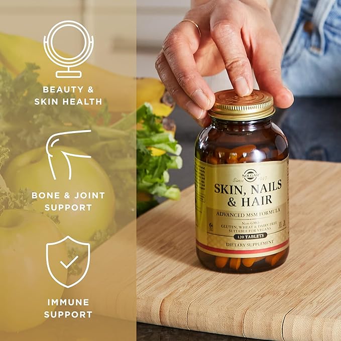Công Dụng Viên Uống Solgar Skin, Nails & Hair 60 Viên Của Mỹ