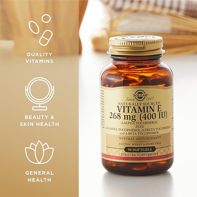 Công Dụng Viên Uống Solgar Vitamin E 268mg (400 IU) Của Mỹ