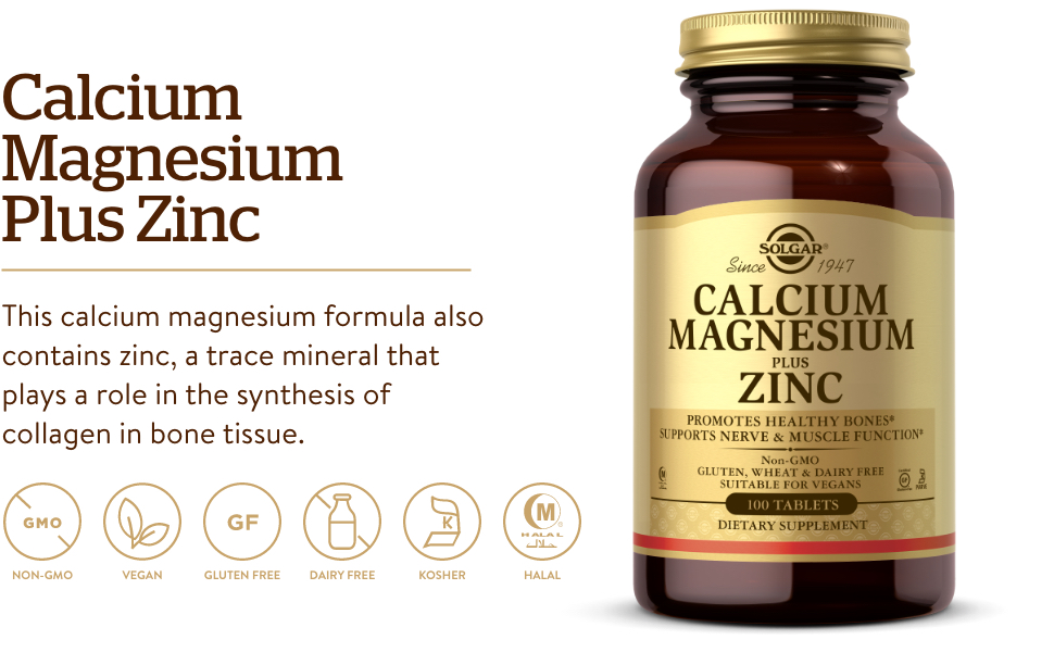 Viên Uống Bổ Sung Canxi Magie Kẽm