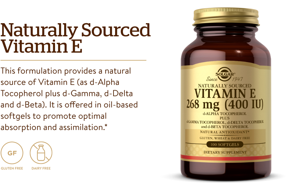 Viên Uống Solgar Vitamin E 268mg Của Mỹ