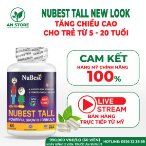 Thuốc Tăng Chiều Cao NuBest Tall New Look Của Mỹ