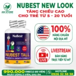 NuBest Tall New Look - Tăng Chiều Cao Tự Nhiên Cho Trẻ Từ 5 – 20 Tuổi