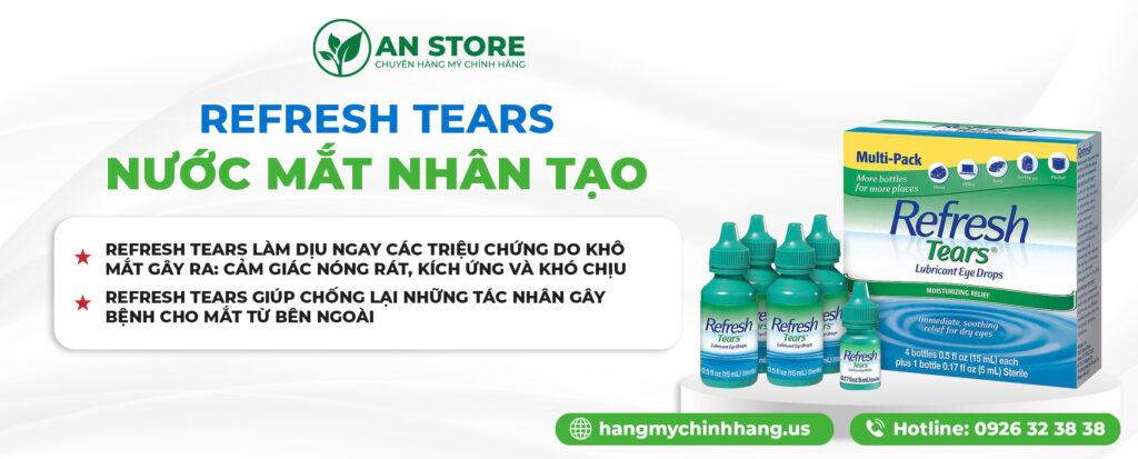 Công Dụng Nước Mắt Nhân Tạo Refresh Tears Của Mỹ