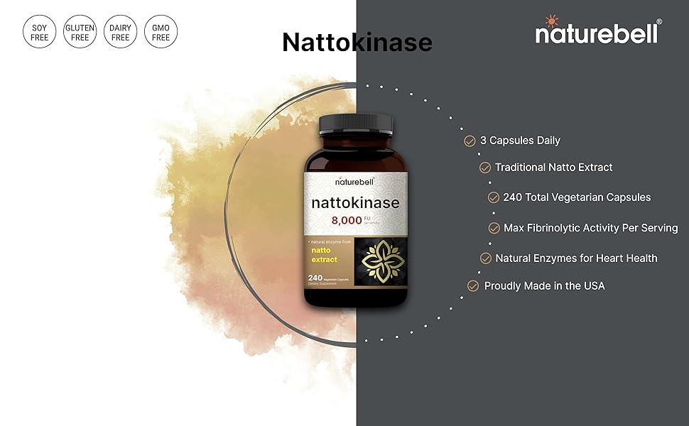 NatureBell Nattokinase 8000 FU