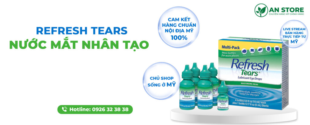 Nước Mắt Nhân Tạo Refresh Tears Của Mỹ