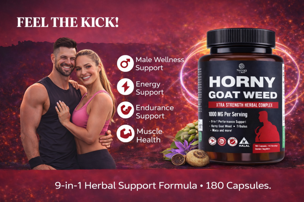 Thuốc Trị Yếu Sinh Lý Nam Nature’s Craft Horny Goat Weed 180 Viên Của Mỹ
