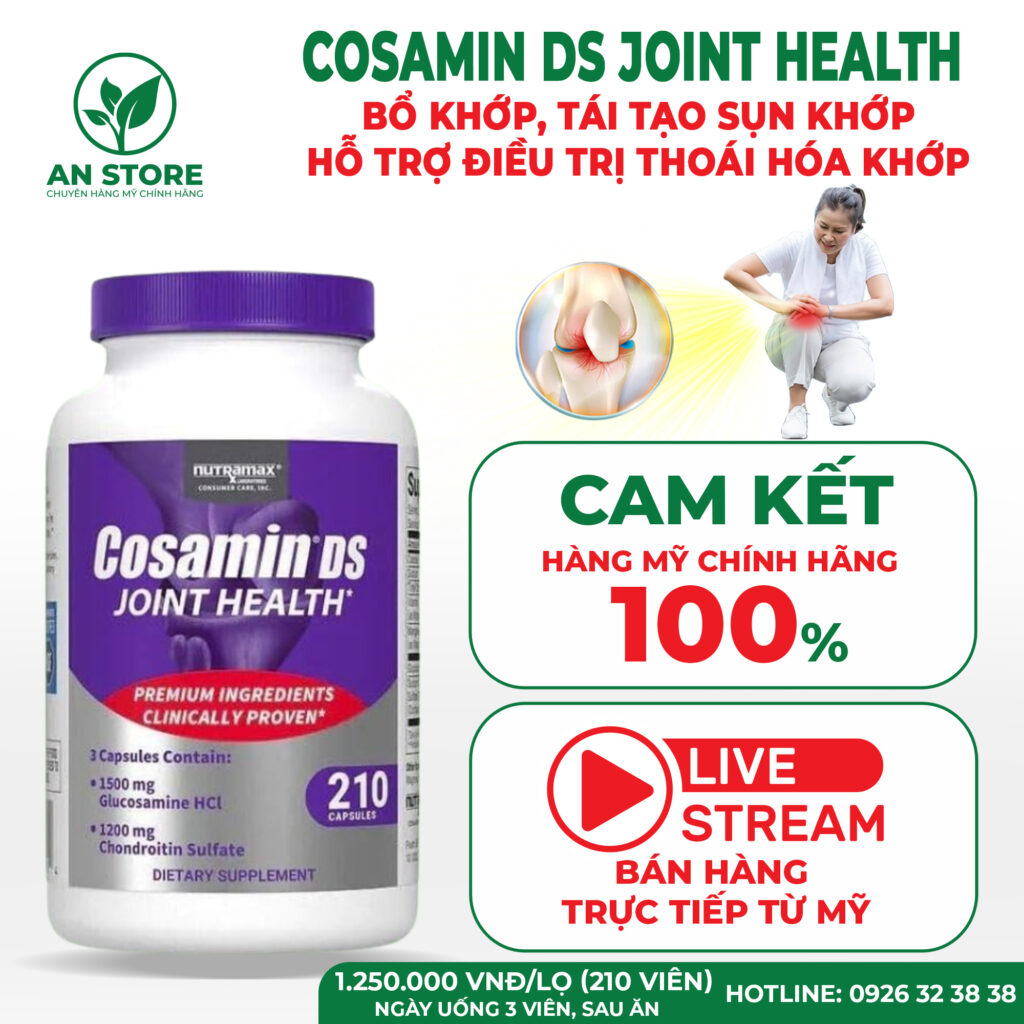 Thuốc Bổ Xương Khớp Cosamin DS Joint Health 210 Viên Của Mỹ