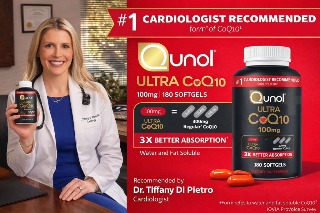 Công dụng Qunol Ultra CoQ10 100mg 180 viên hỗ trợ tim mạch