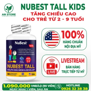 Kẹo Hỗ Trợ Tăng Chiều Cao NuBest Tall Kids Của Mỹ