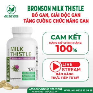 Thuốc Bổ Gan Bronson Milk Thistle 1000mg Của Mỹ