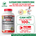 Thuốc Bổ Khớp Kirkland Glucosamine 1500mg Chondroitin 1200mg 280 Viên Của Mỹ, 100% Chính Hãng, Giá Tốt