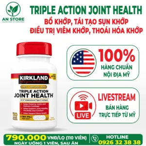 Thuốc Bổ Khớp Kirkland Triple Action Joint Health 110 Viên Của Mỹ