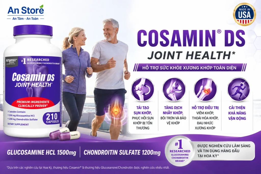 Thuốc Bổ Xương Khớp Cosamin DS 210 Viên Của Mỹ Chính Hãng Tại Siêu Thị Costco