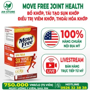 Thuốc Bổ Xương Khớp Move Free Ultra 3X Triple Action Của Mỹ