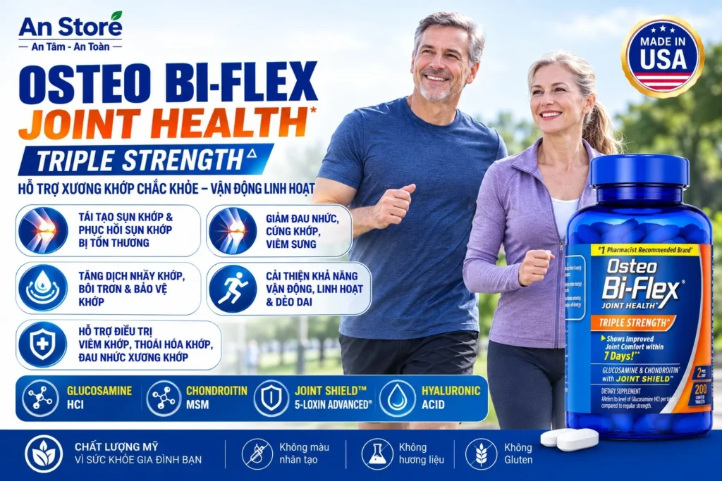 Thuốc Bổ Xương Khớp Osteo Bi-Flex Joint Health 200 Viên Của Mỹ