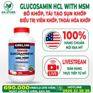 Thuốc Bổ Khớp Kirkland Glucosamine HCL 1500mg With MSM 1500mg Của Mỹ