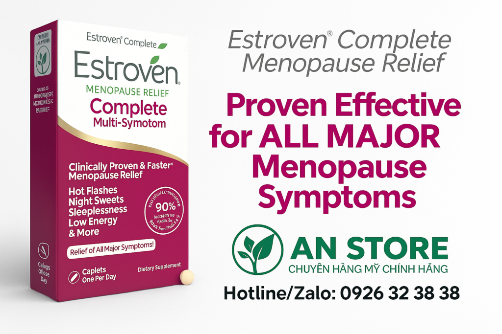 Viên Uống Cân Bằng Nội Tiết Tố Nữ Estroven Complete Multi-Symptom Của Mỹ