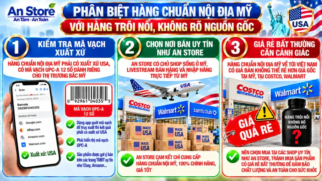 Hướng Dẫn Phân Biệt Viên Uống Estroven Complete Multi-Symptom Chuẩn Nội Địa Mỹ