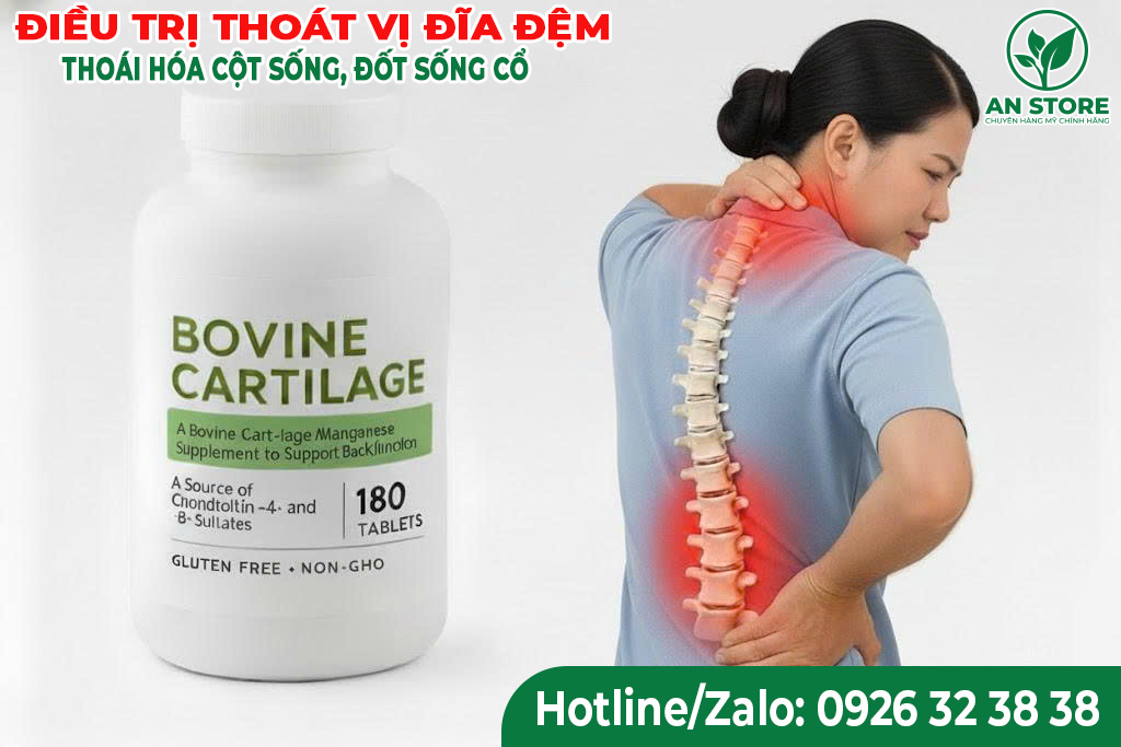 Công Dụng Sụn Khí Quản Bò Rừng Bovine Cartilage Của Mỹ