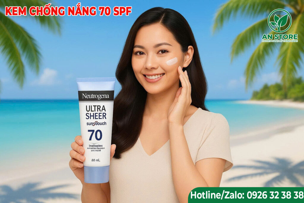 Kem Chống Nắng Neutrogena Ultra Sheer SPF 70 88ml Của Mỹ