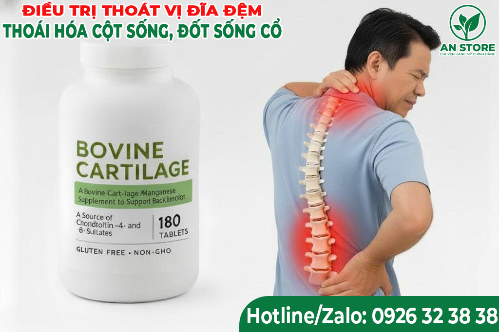 Sụn Khí Quản Bò Rừng Bovine Cartilage Của Mỹ