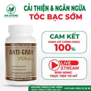 Thuốc Trị Tóc Bạc Sớm Anti Gray 7050 Của Mỹ