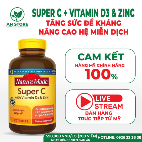 Viên Uống Super C Của Mỹ