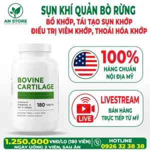 Sụn Khí Quản Bò Rừng Bovine Cartilage Của Mỹ