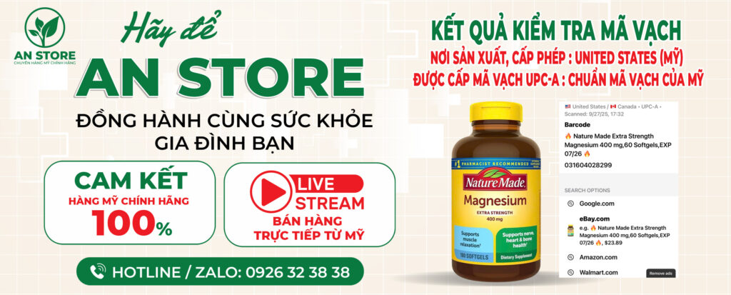 KẾT QUẢ KIỂM TRA MÃ VẠCH MAGNESIUM DO AN STORE CUNG CẤP