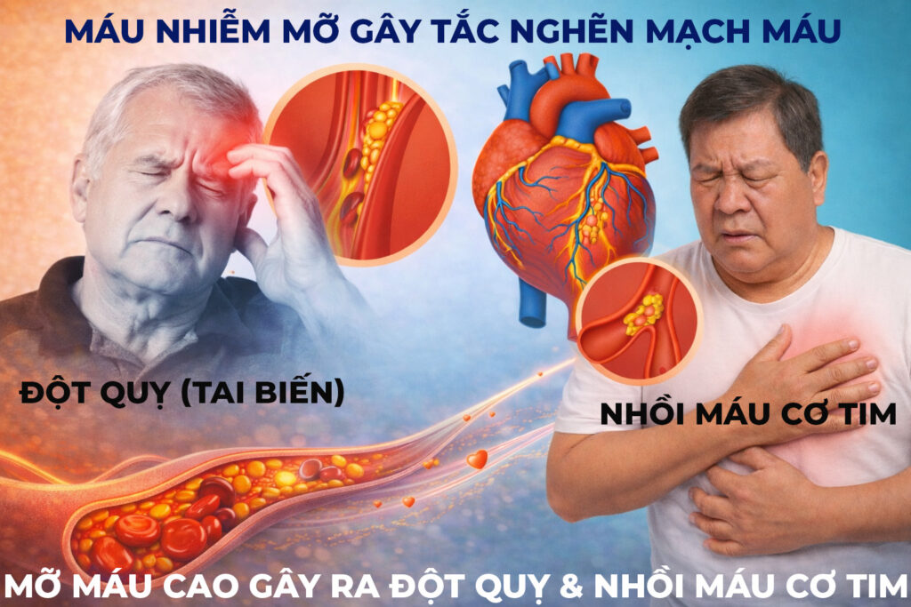 Nguyên Nhân Gây Ra Tai Biến Đột Quỵ & Nhồi Máu Cơ Tim