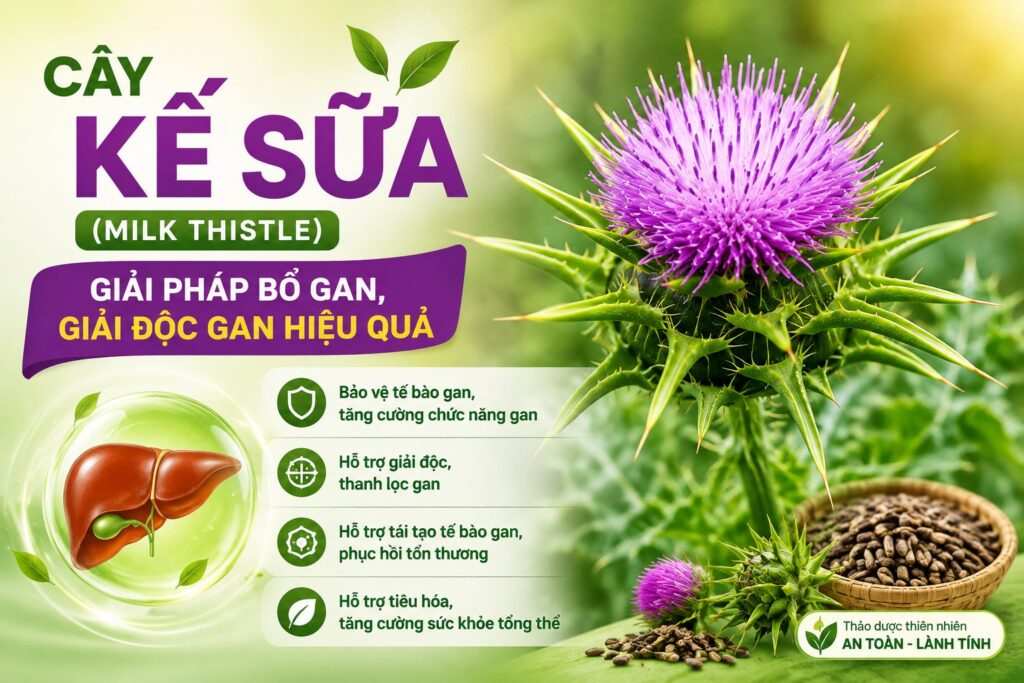 Milk Thistle (Cây Kế Sữa): Phương Thuốc Bổ Gan, Giải Độc Gan Hiệu Quả