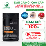 Dầu Cá Hồi Sports Research Alaskan Omega 3 Salmon Oil Của Mỹ, 100% Chính Hãng, Chuẩn Nội Địa Mỹ, Giá Tốt
