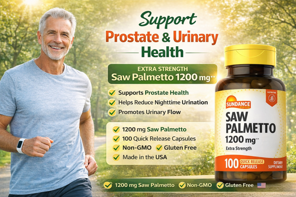Thuốc Tuyến Tiền Liệt Sundance Saw Palmetto 1200mg 100 Viên Của Mỹ